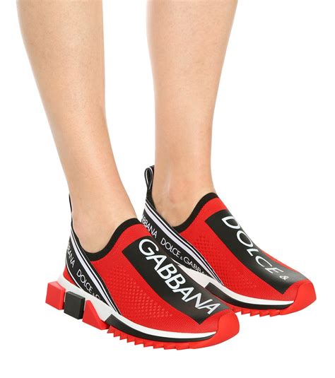 dolce gabbana sneakers red|dolce gabbana sneakers for women.